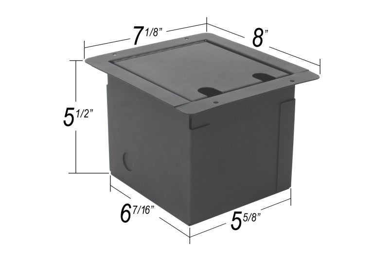 Elite Core | Fb4 | Recessed Floor Box | 4 Xlrf Connections - Image 4